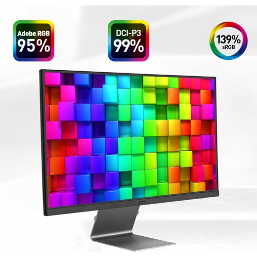 MSI 4K Ultra HD 27" 60Hz Monitor - Grey - Annotation - Colour percentage shot